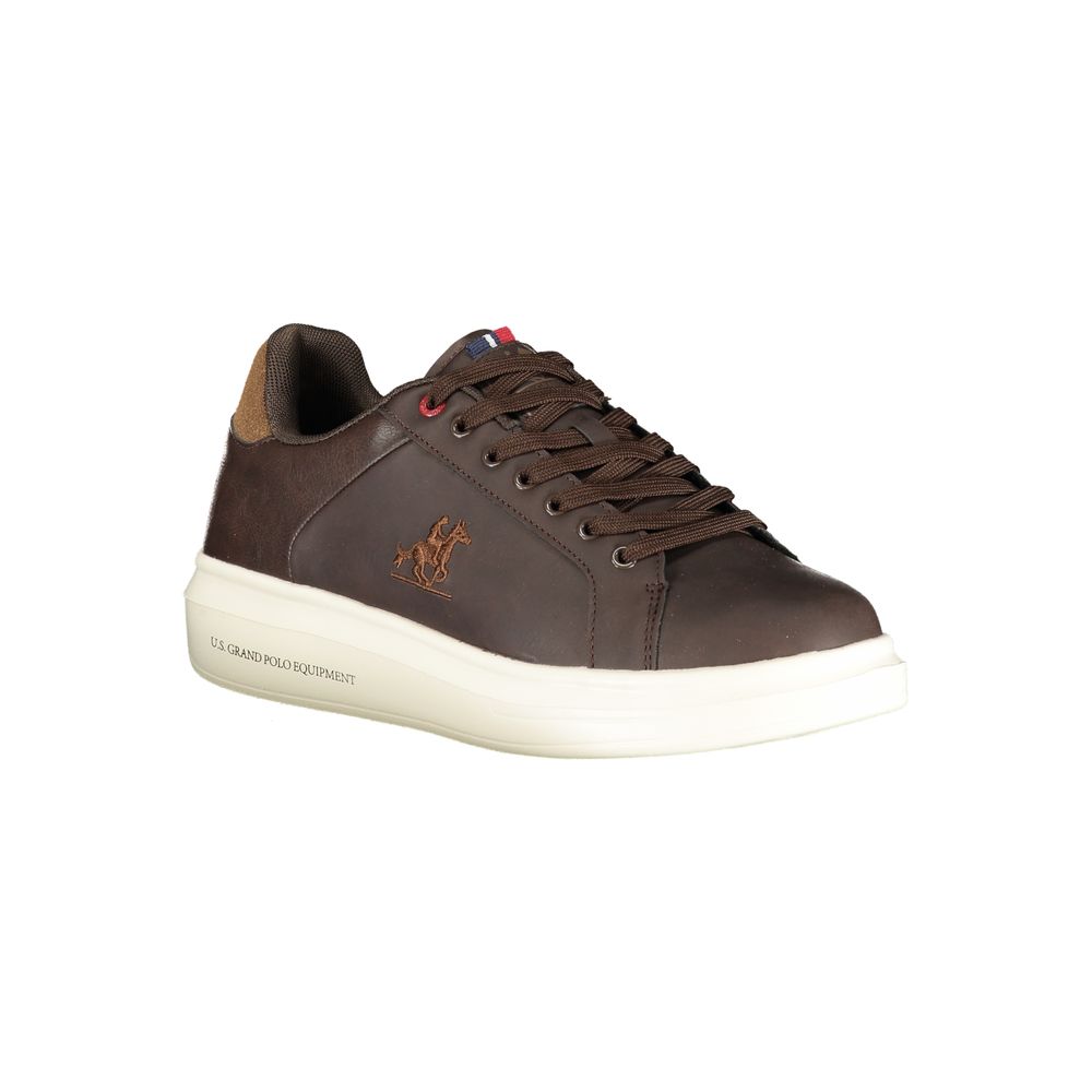 U.S. Grand Polo Brown Polyester Sneaker