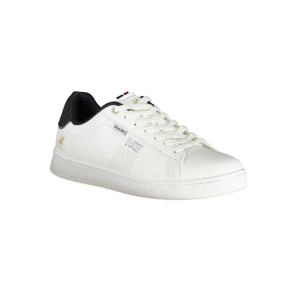 U.S. Grand Polo White Polyester Sneaker