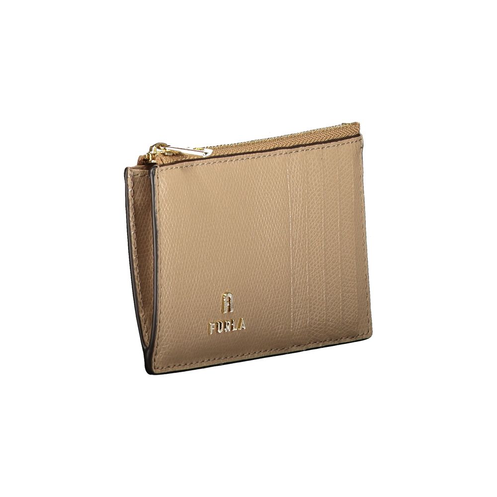 Furla Beige Leather Wallet