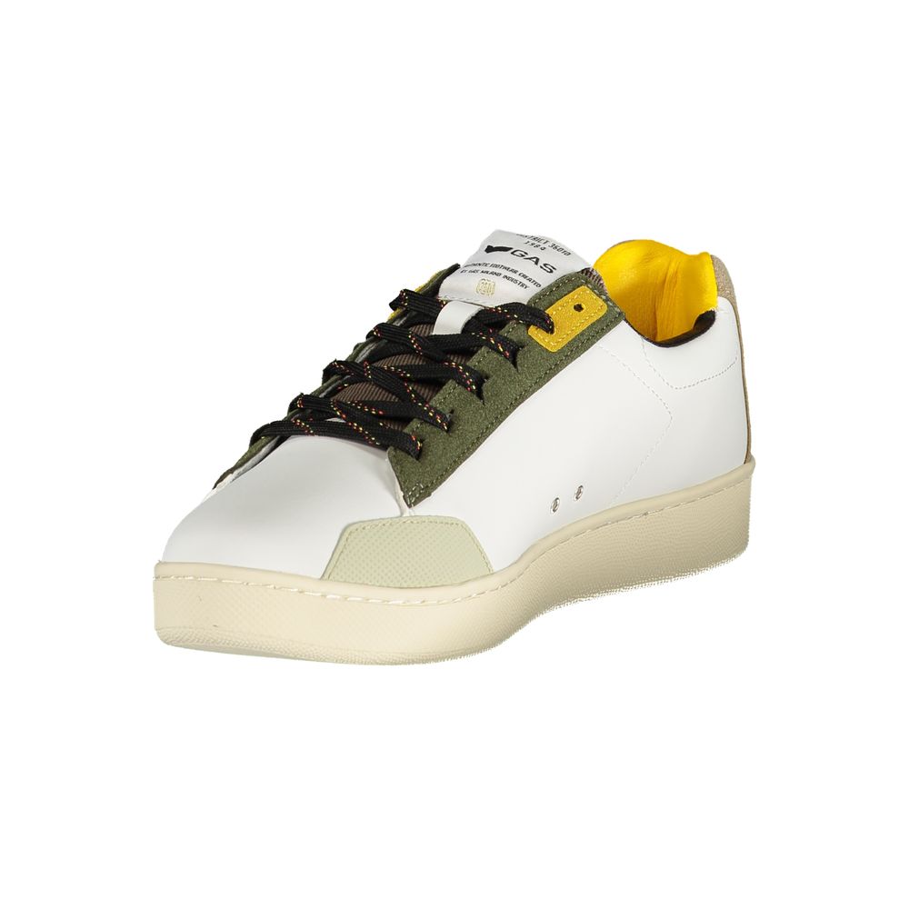 Gas White Polyester Sneaker