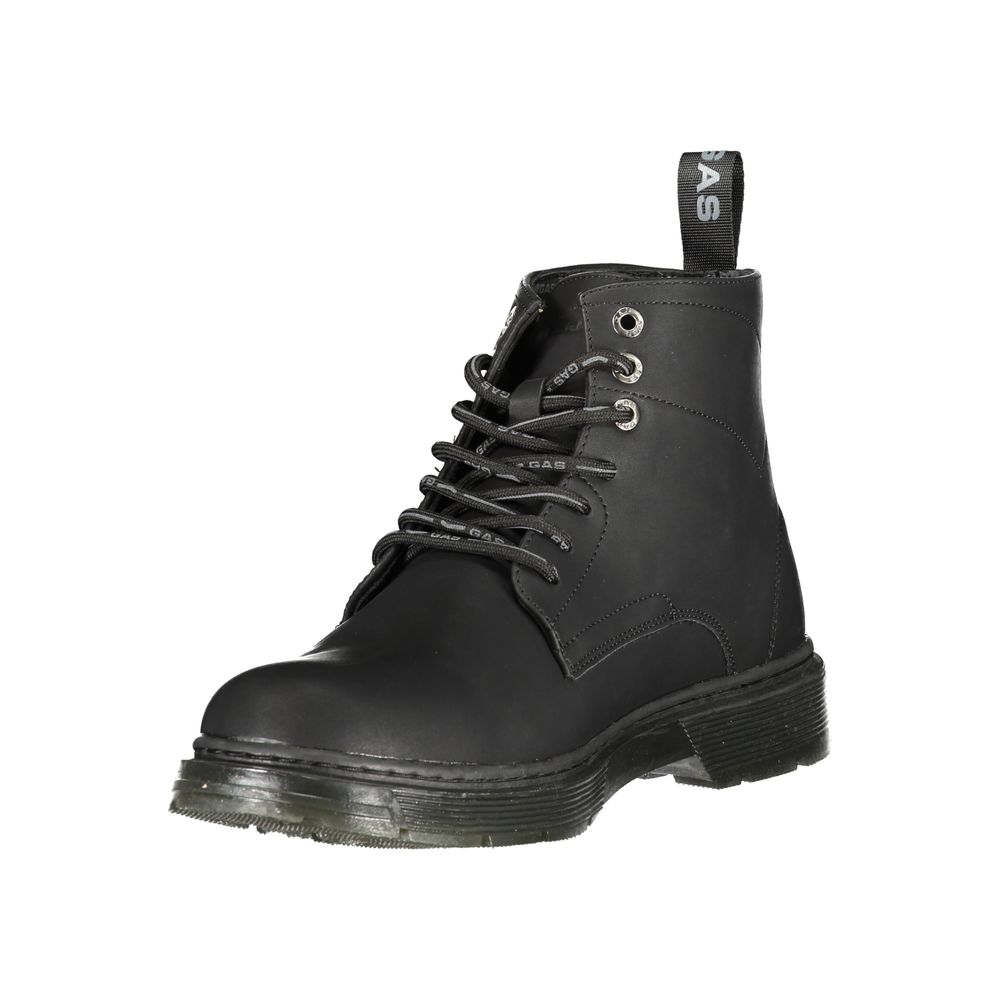 Gas Black Polyester Ankle