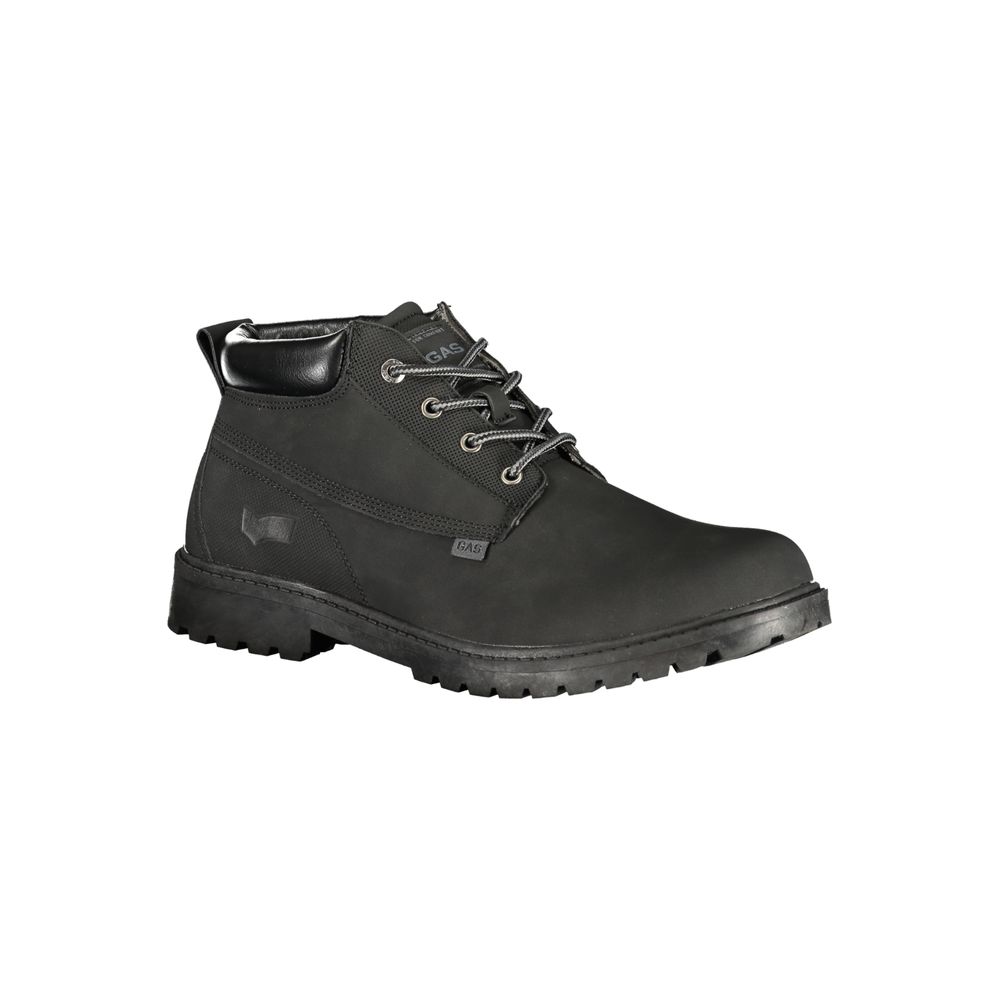 Gas Black Polyester Ankle