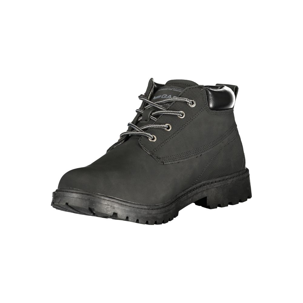 Gas Black Polyester Ankle