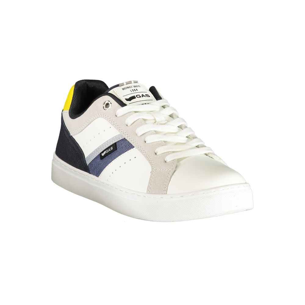 Gas White Polyester Sneaker