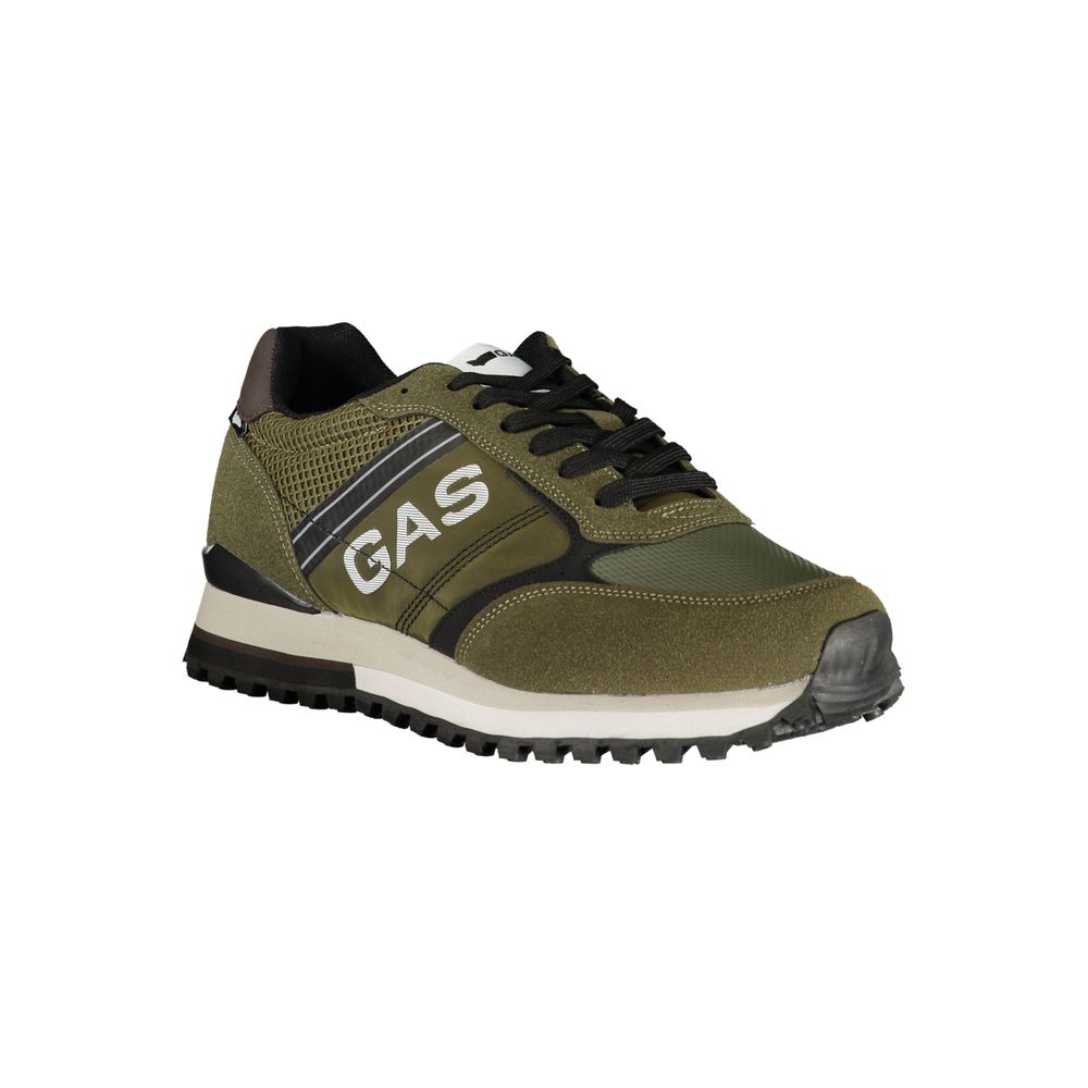 Gas Green Polyester Sneaker