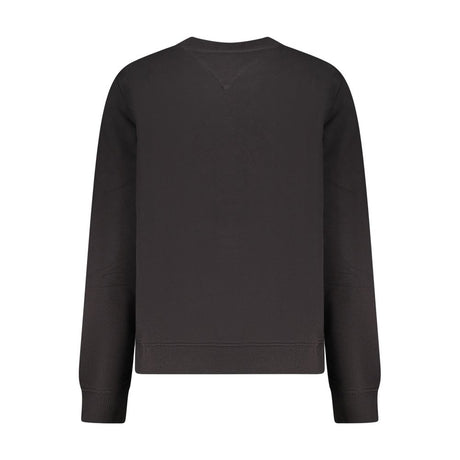 Tommy Hilfiger Black Cotton Women Sweatshirt