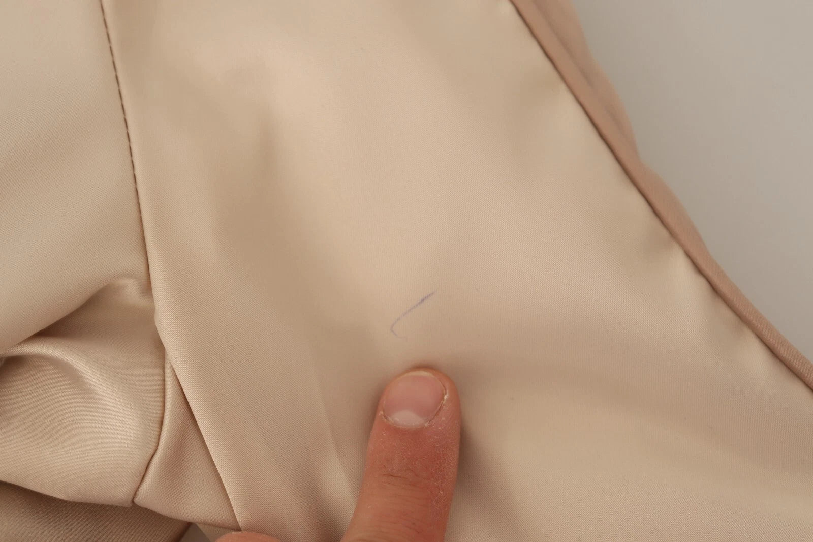 Twinset Bomber Full Zip Beige Langærmet Polyesterjakke