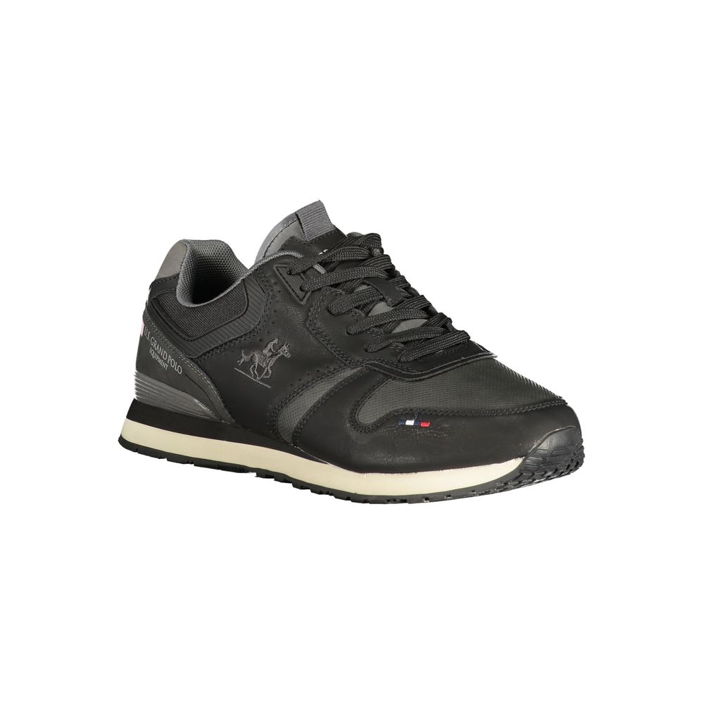 U.S. Grand Polo Black Polyurethane Men Sneaker