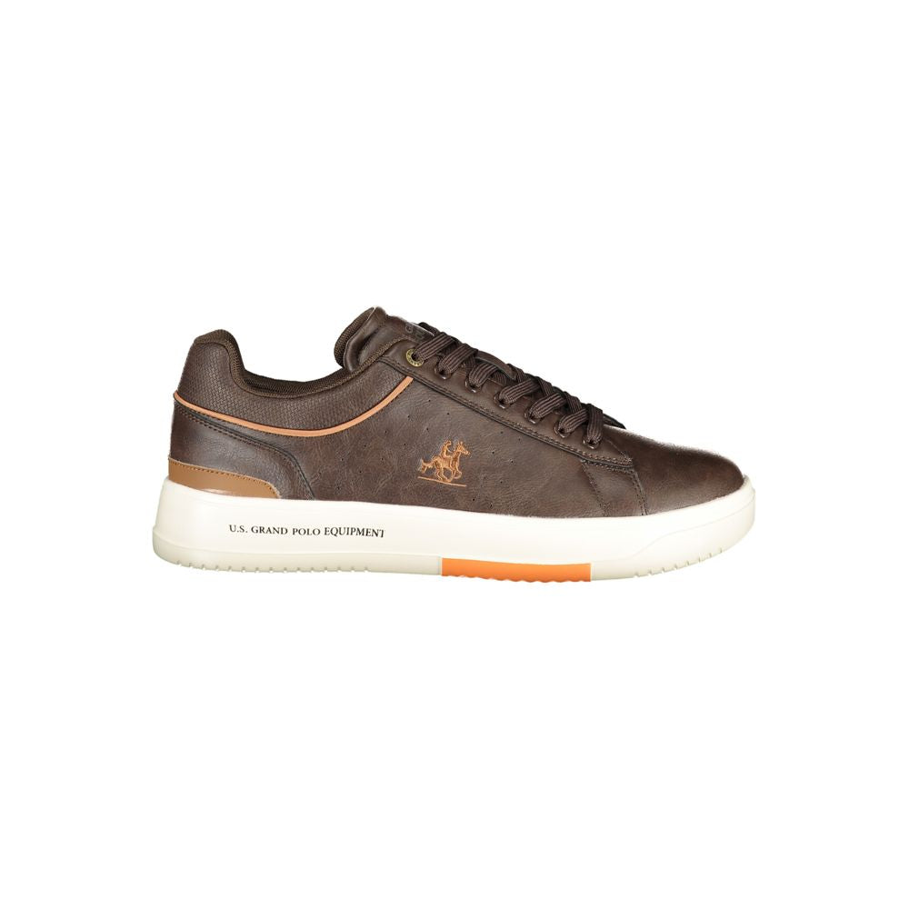 U.S. Grand Polo Marrone Polyurethane Men Sneaker