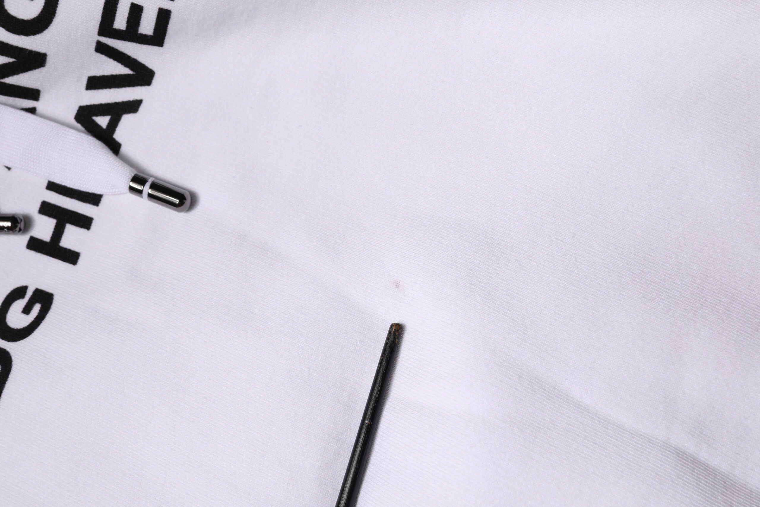 Dolce & Gabbana White Logo Cotton Hooded Sweatshirt  Sweater