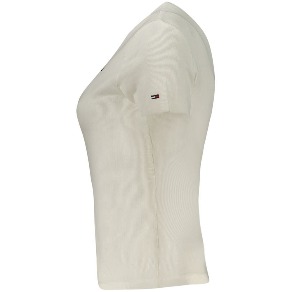 Tommy Hilfiger Bianco Cotton Women T-Shirt