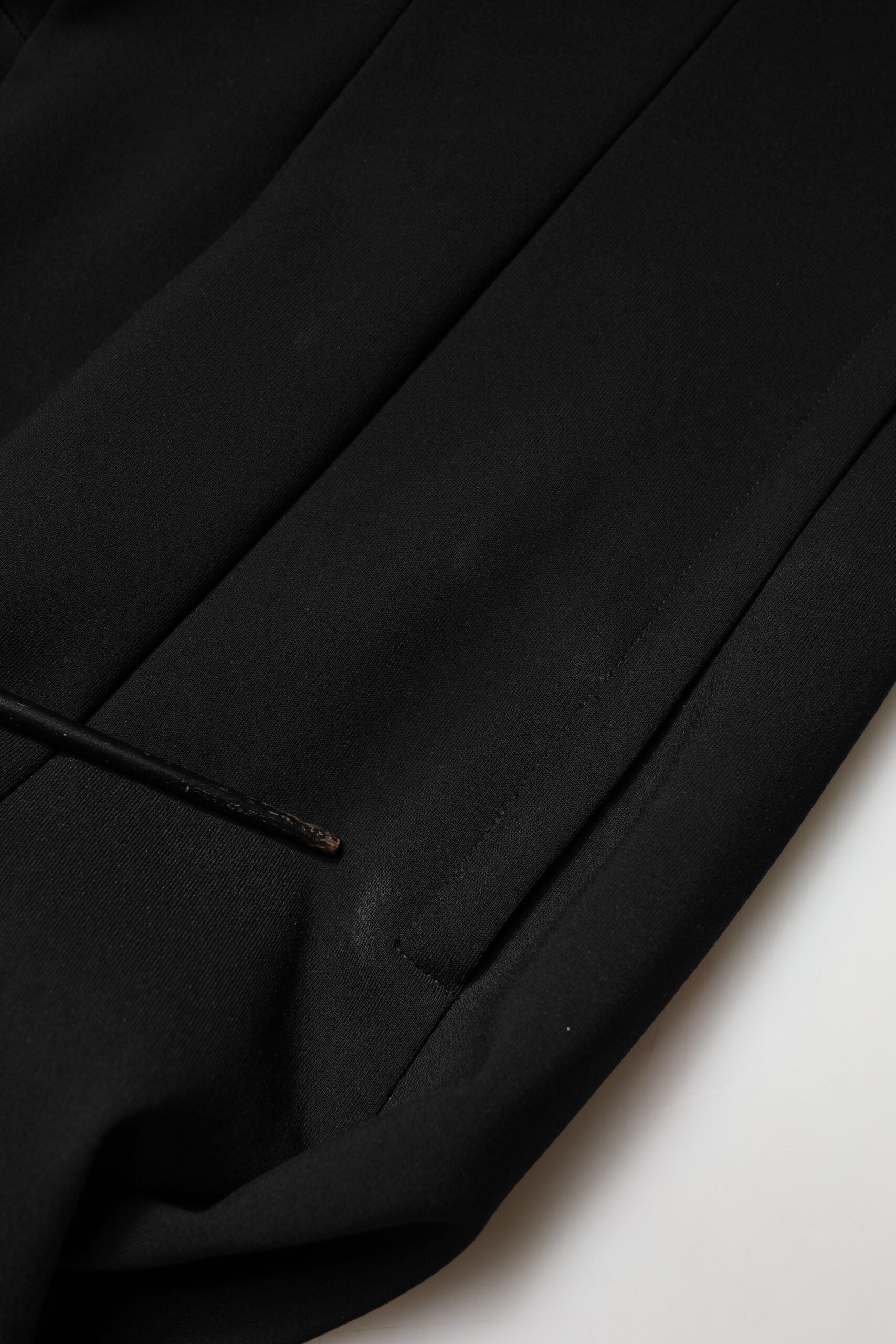Dolce & Gabbana Black Viscose Bodycon Sheath Midi Dress