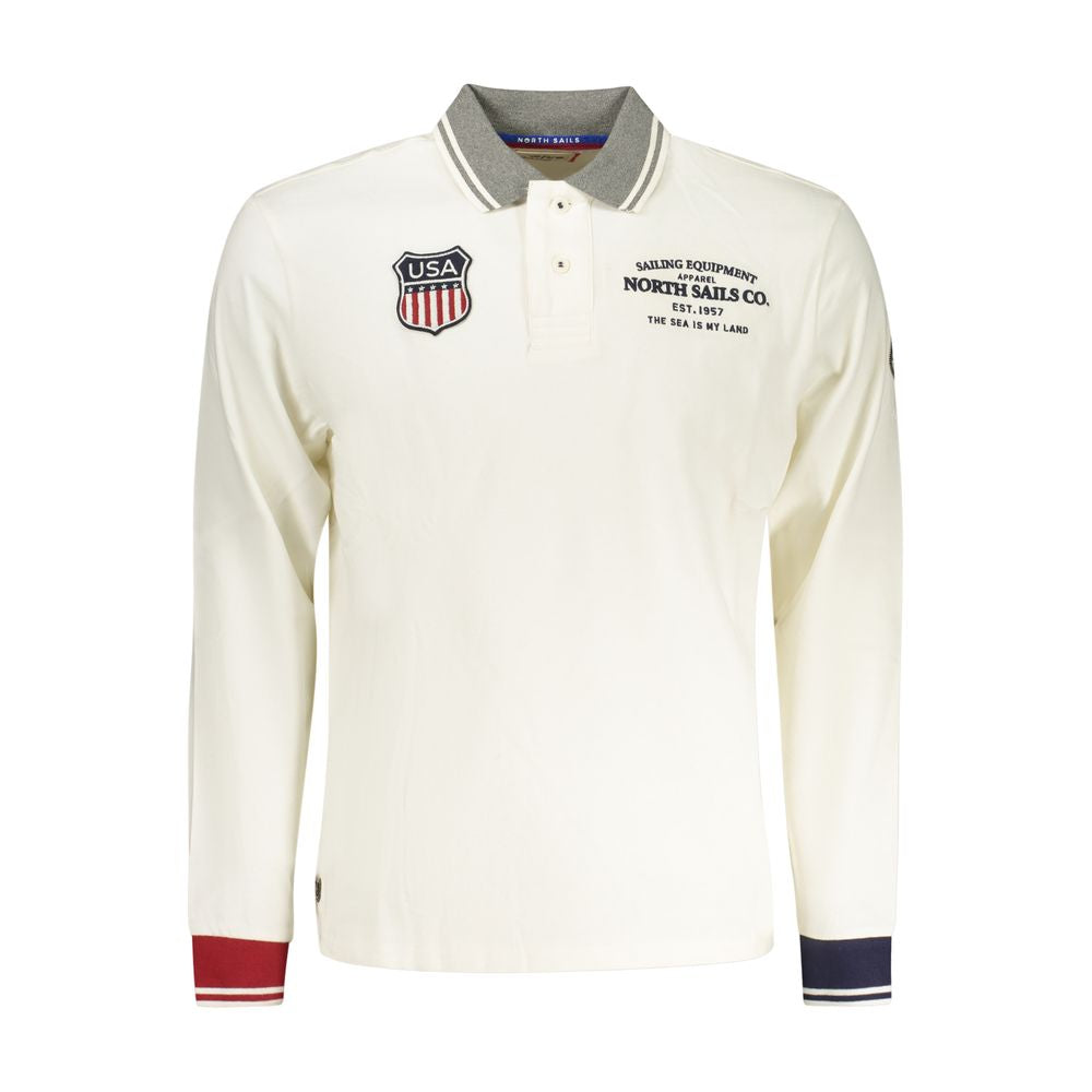 North Sails White Cotton Men's Polo Shirt