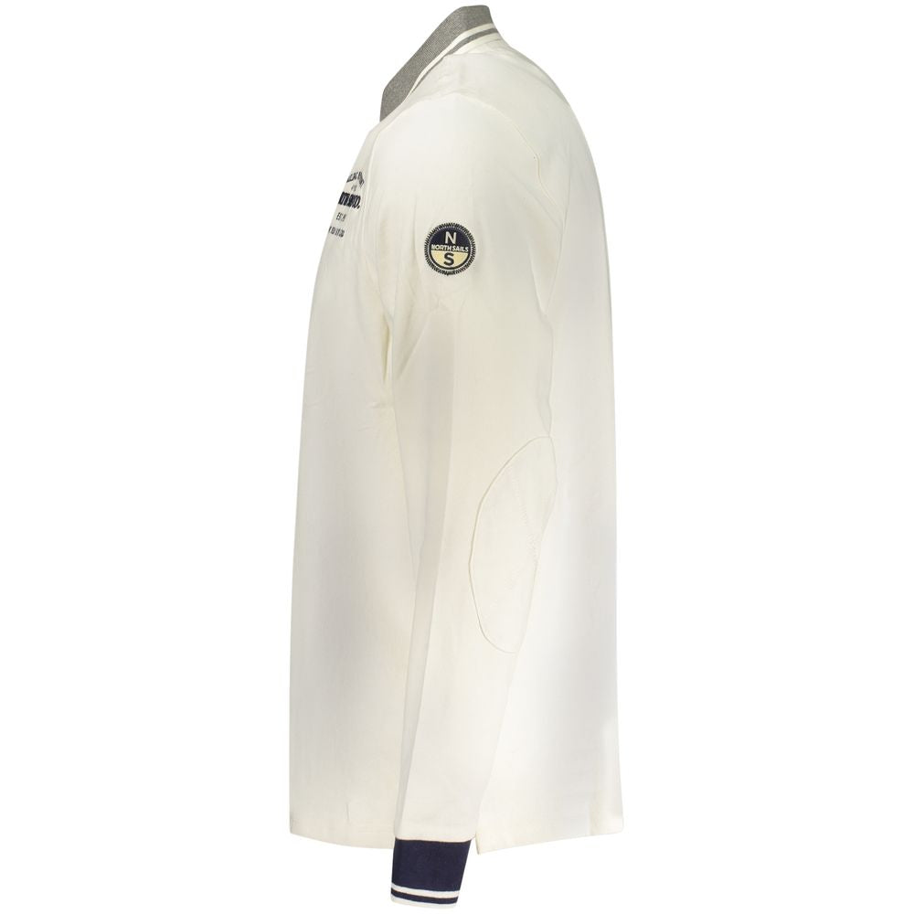 North Sails White Cotton Men's Polo Shirt