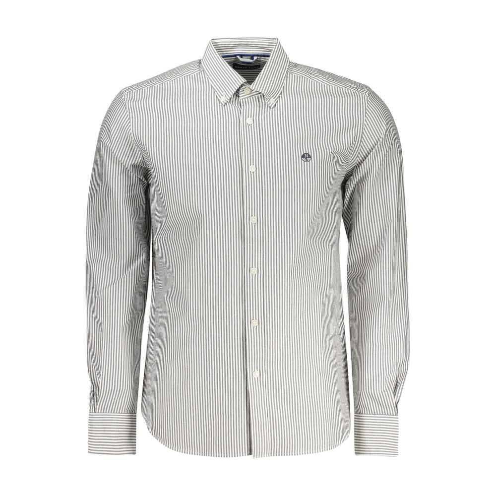 North Sails White Cotton Men's Shirt