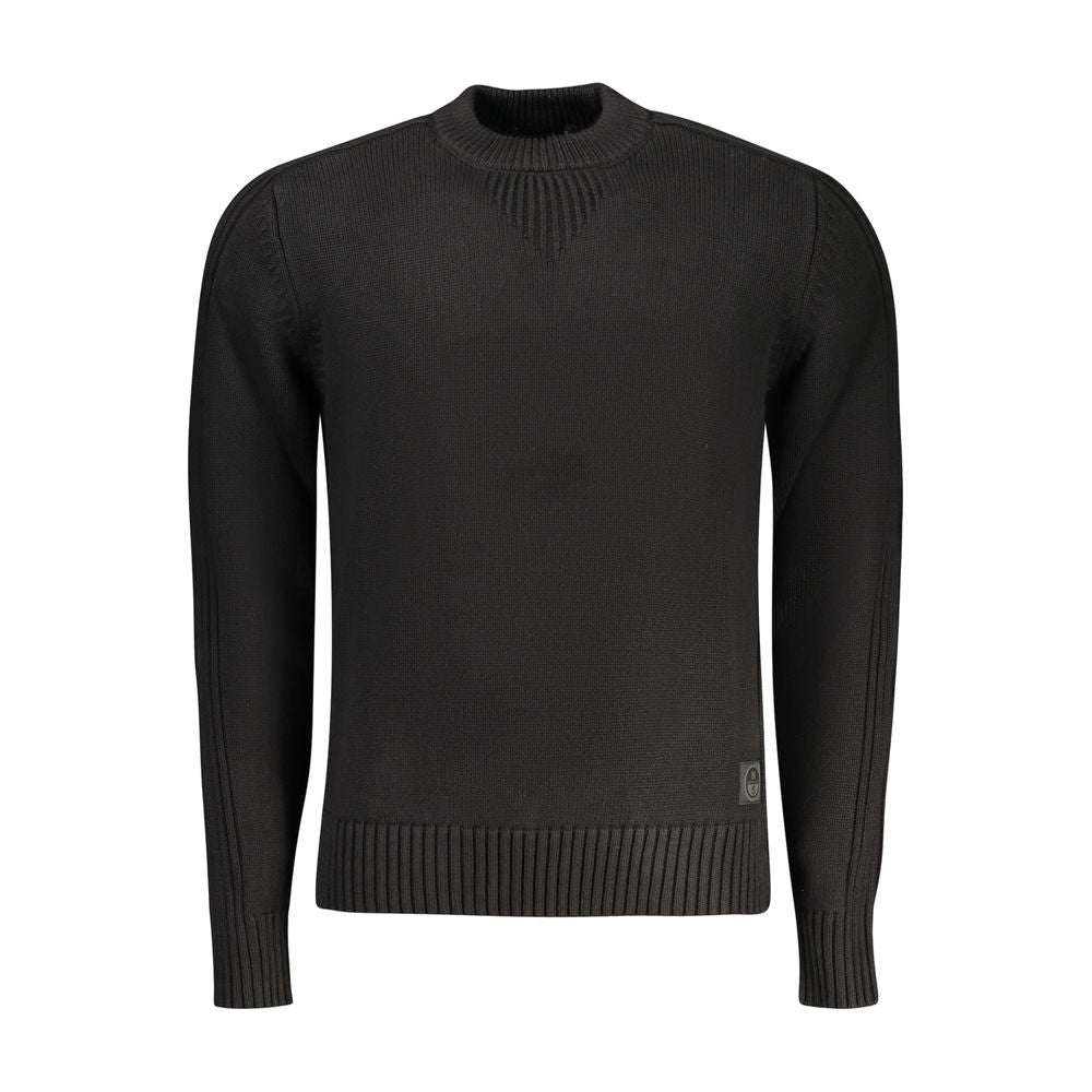 North Sails Black Cotton Men's Sweater