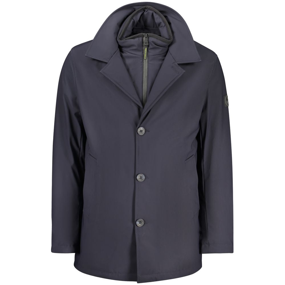 North Sails Blu Polyester Mens Jacket