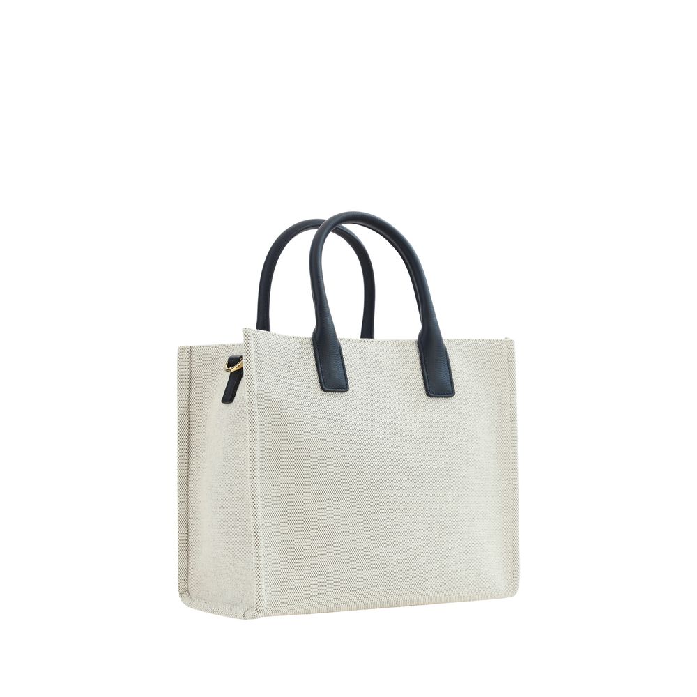 Versace Beige Cotton Shoulder Bag