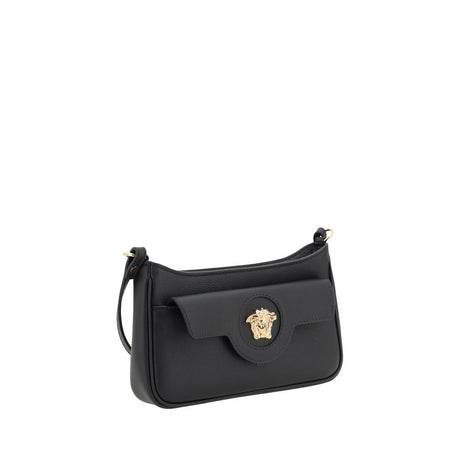 Versace sort kalveskinds Bos Taurus skuldertaske
