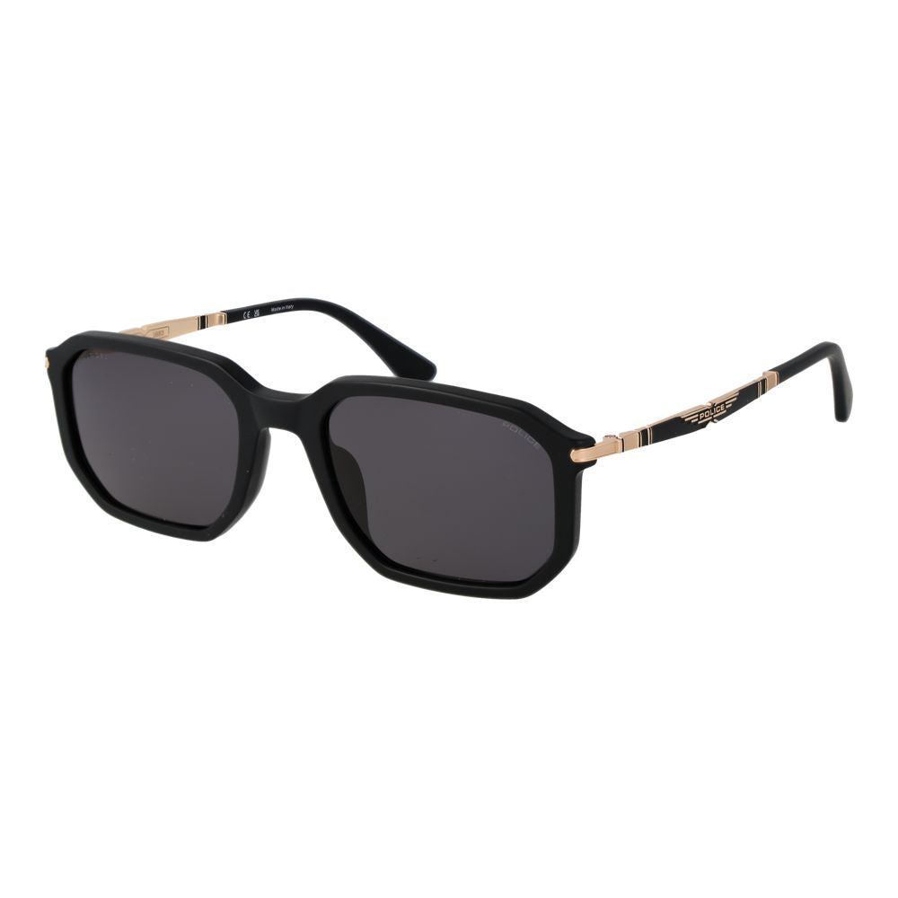 Police Black Metal Sunglasses