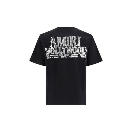 Amiri sort bomulds-T-shirt