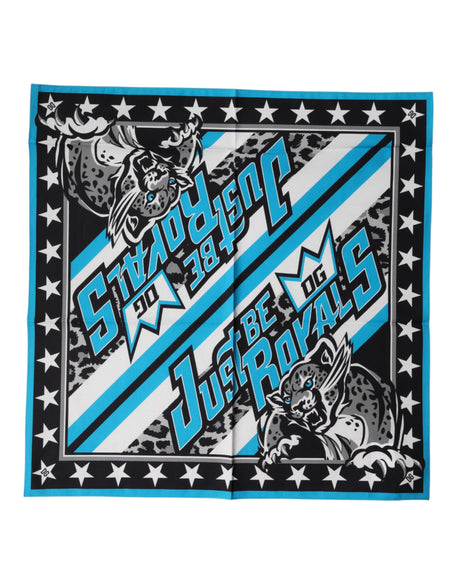 Dolce & Gabbana Multicolor DG Royals Square Foulard 51.5cm x 51cm Scarf