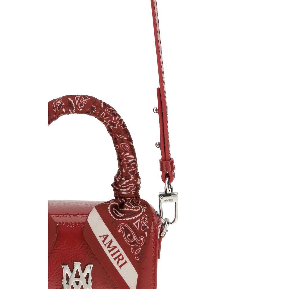 Amiri Red Calf Leather Bos Taurus Shoulder Bag