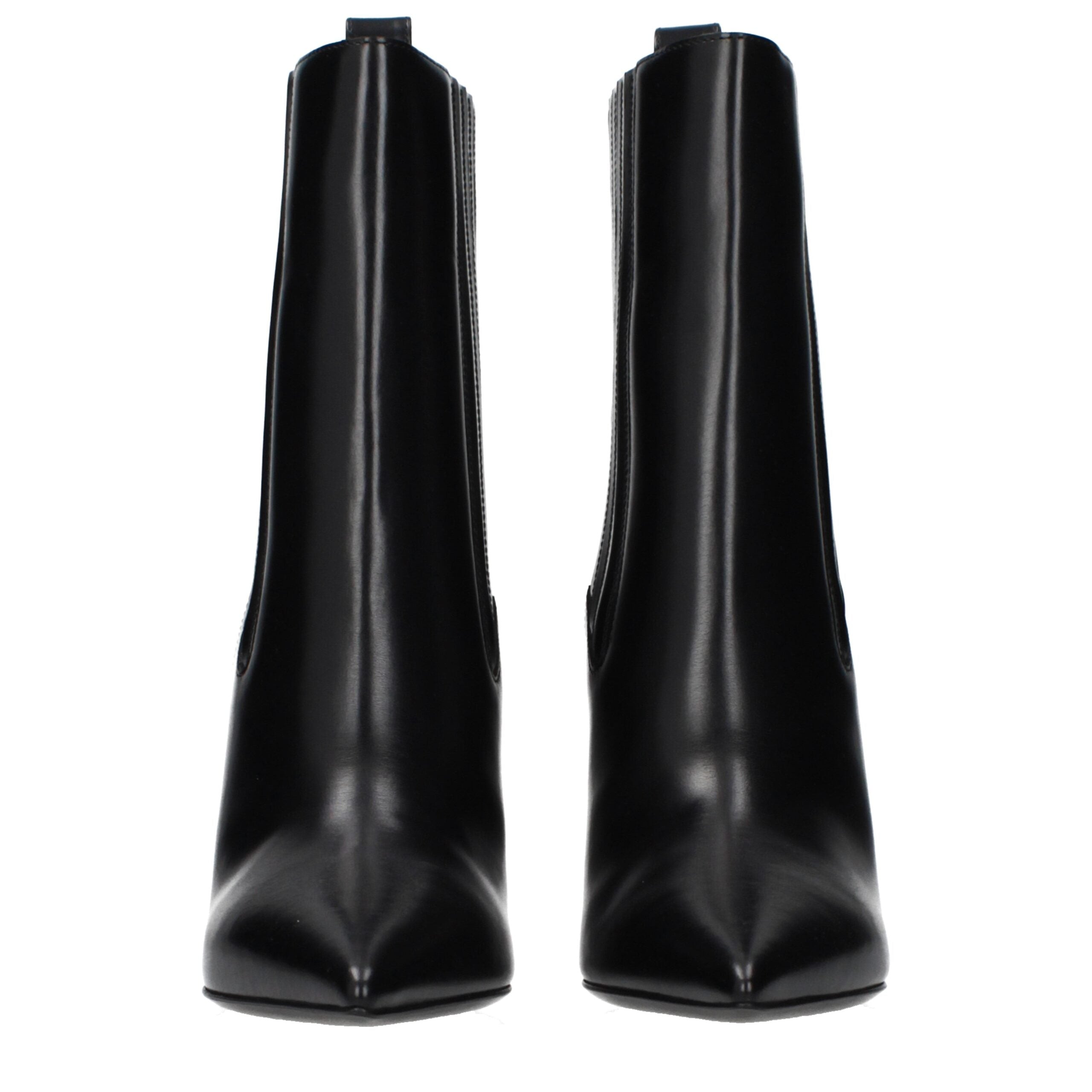 Valentino Garavani sorte læderankelstøvler