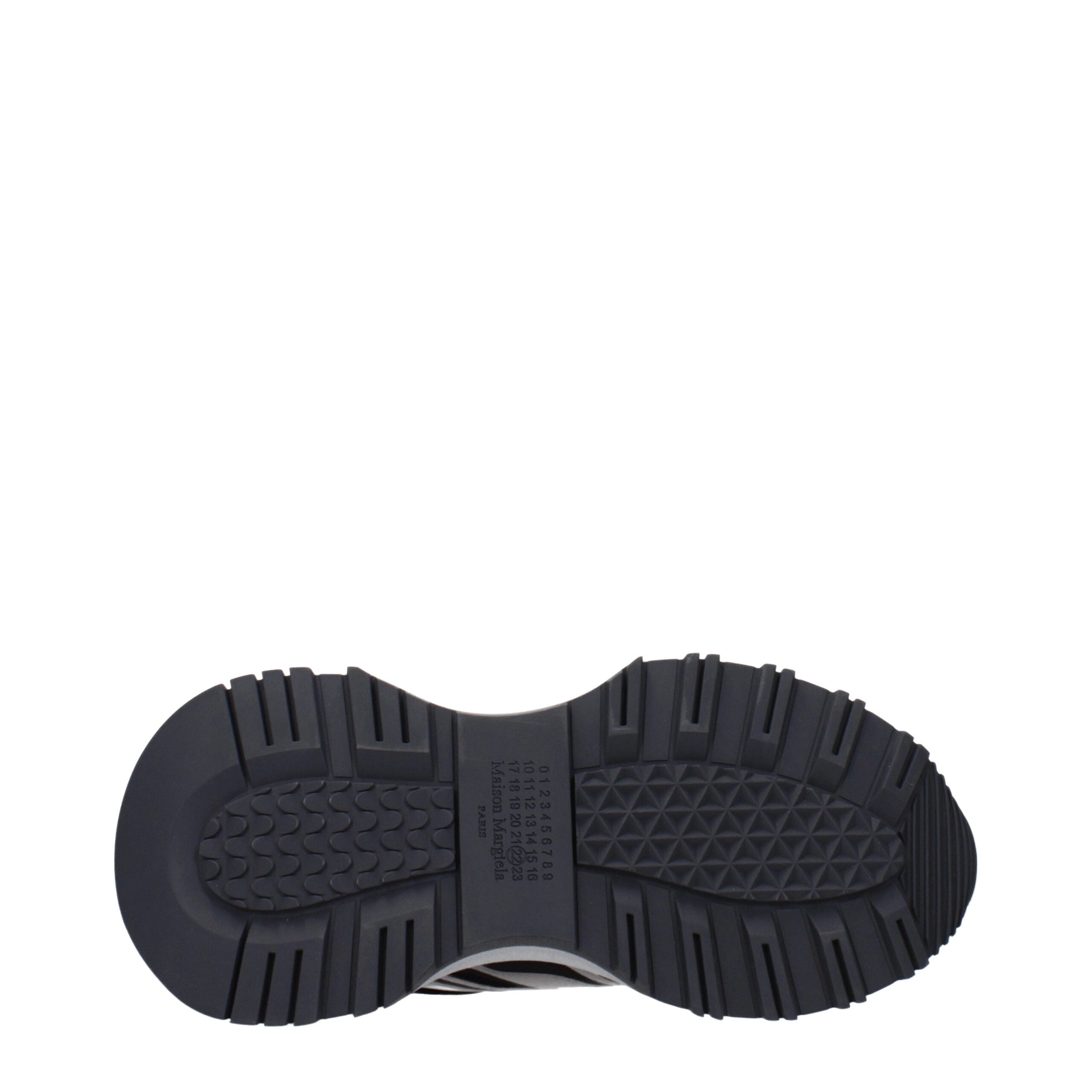 Maison Margiela sorte atletiske sneakers i stof