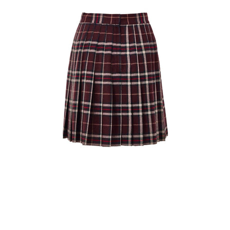 Dolce &amp; Gabbana Bordeaux Uld Mini Nederdel