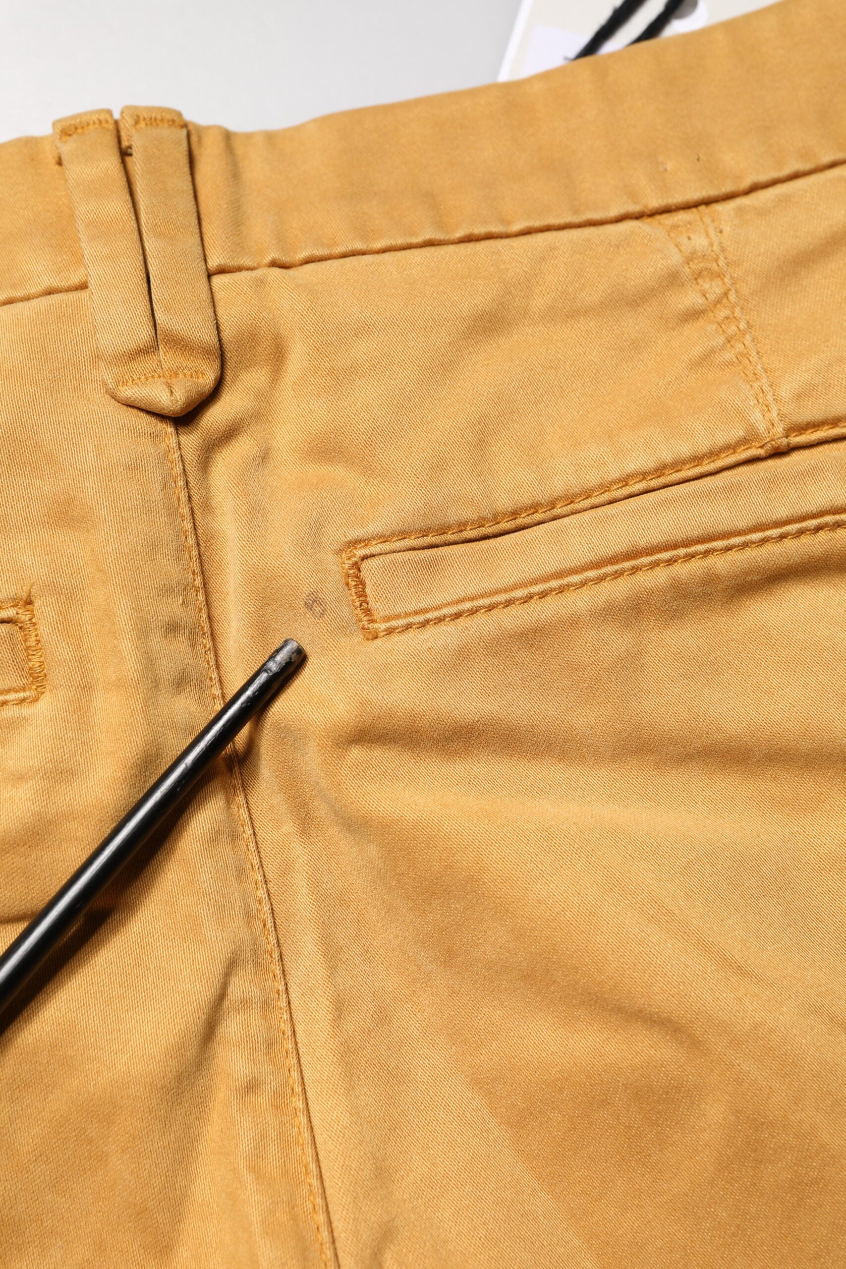 Haikure Beige Tapered Mid Waist Chino Casual Trouser Pants