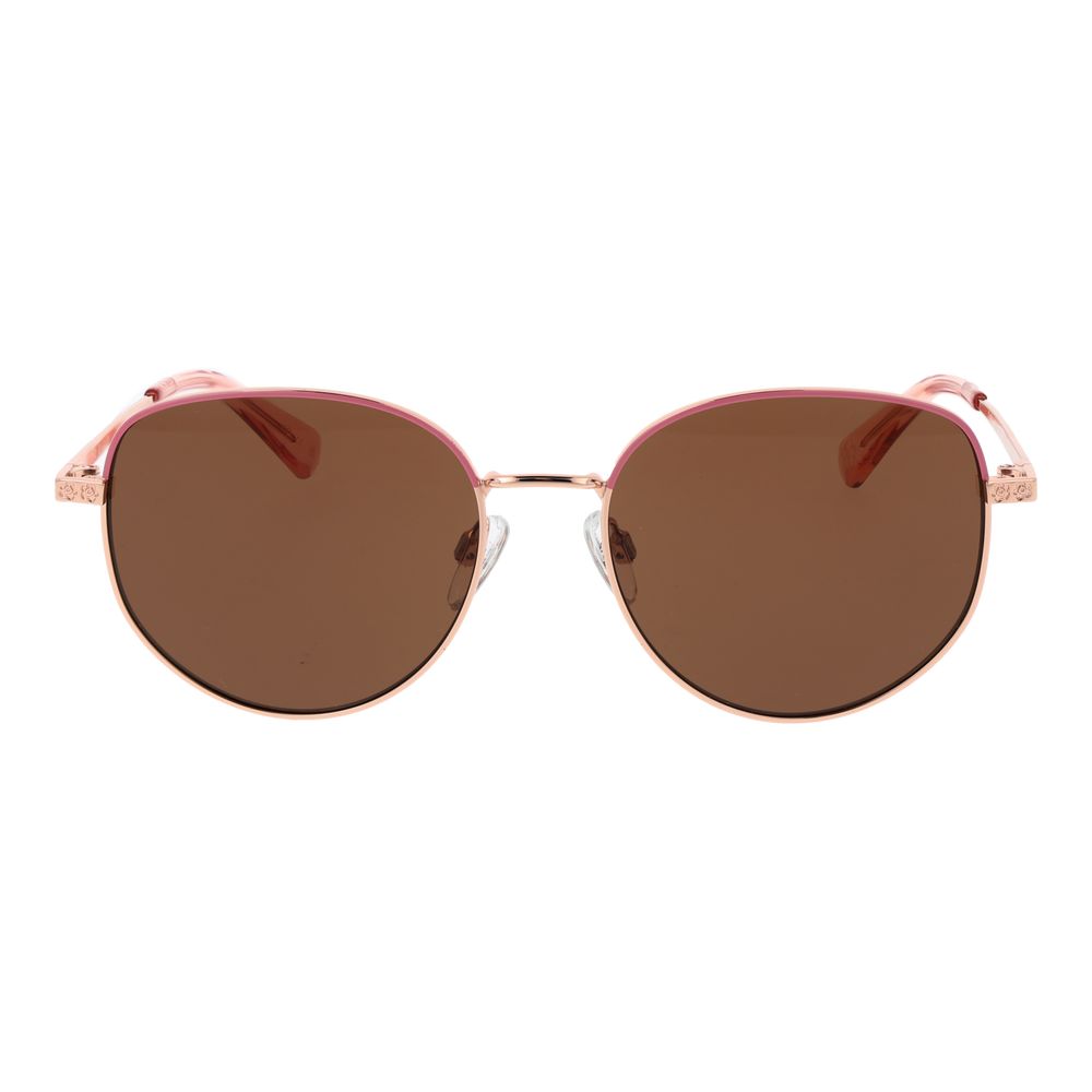 Ted Baker Rose Gold Metal Solbriller