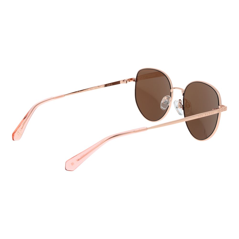 Ted Baker Rose Gold Metal Solbriller