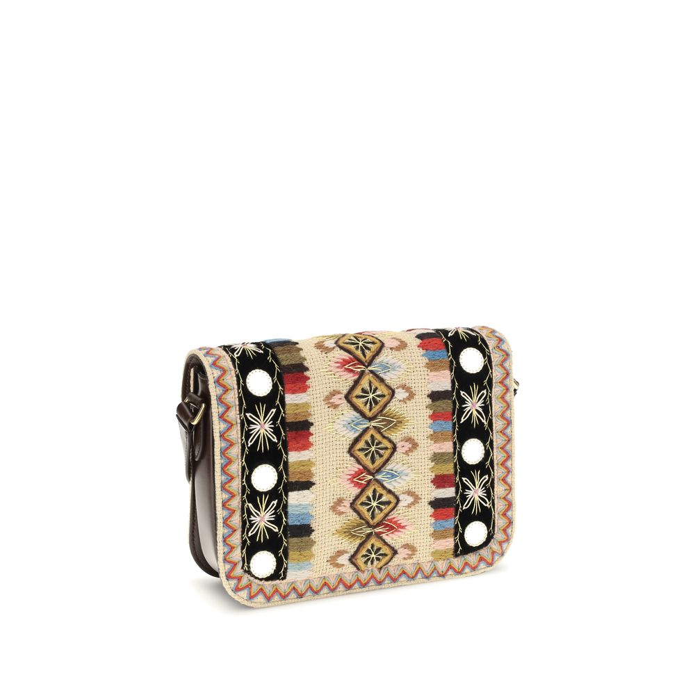 Valentino Garavani Multicolor Calf Leather Bos Taurus Shoulder Bag