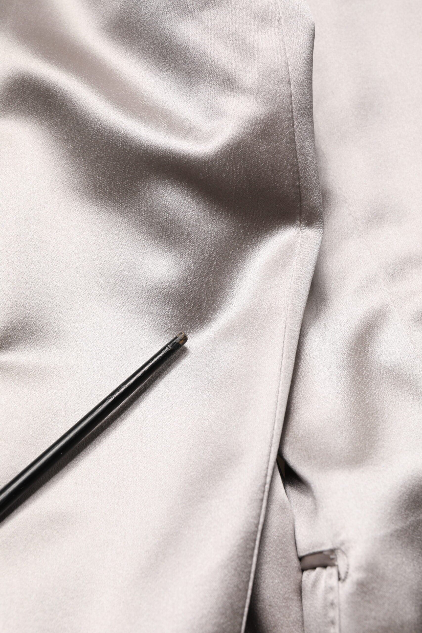 Dolce & Gabbana Silver SICILIA Single Breasted Jacket Blazer