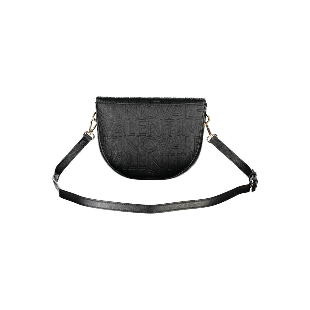 Mario Valentino Black Polyurethane Women Handbag