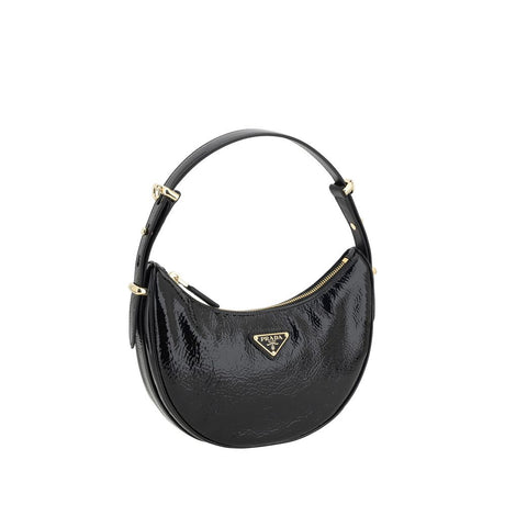 Prada Black Calf Leather Bos Taurus Shoulder Bag