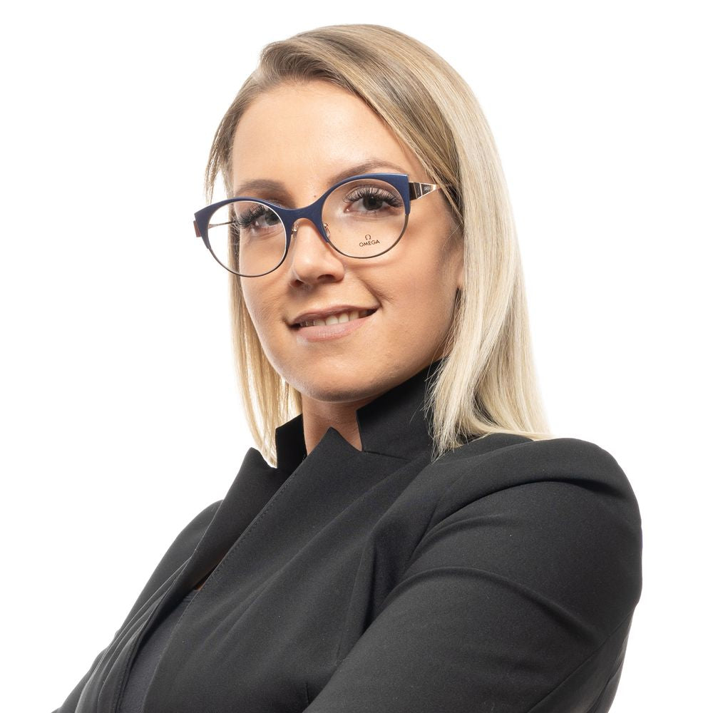 Omega Blue Metal & Plastic Glasses (Frames)