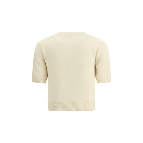 Burberry Cremefarvet Uld Sweatshirt