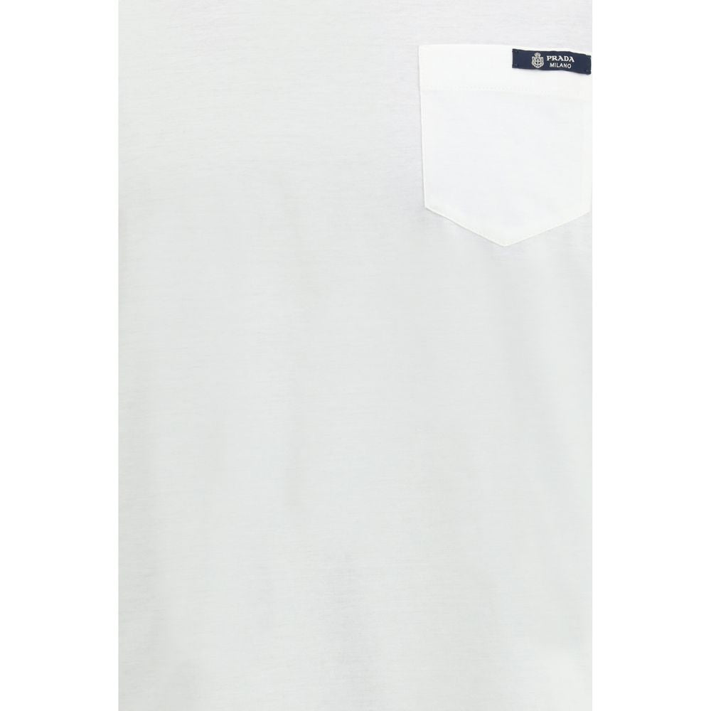 Prada White Cotton T-Shirt