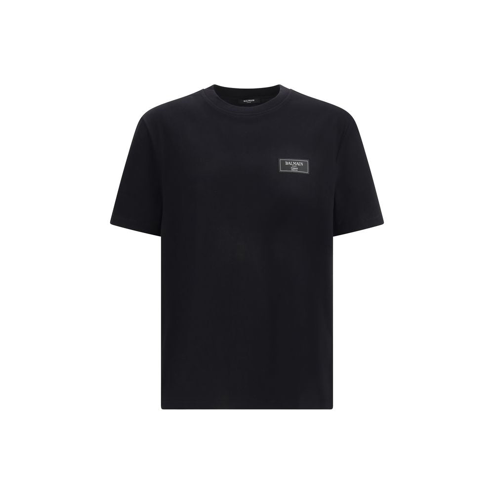 Balmain sort bomulds-T-shirt