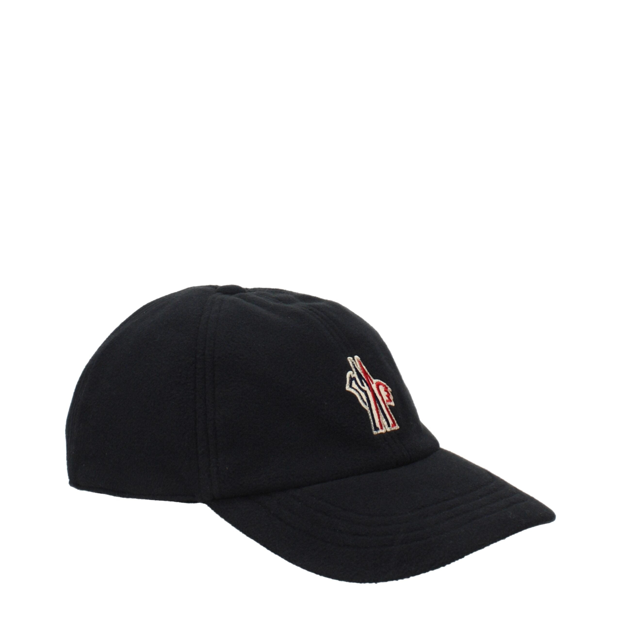 Moncler Black Polyester Cap (Baseball Hat)