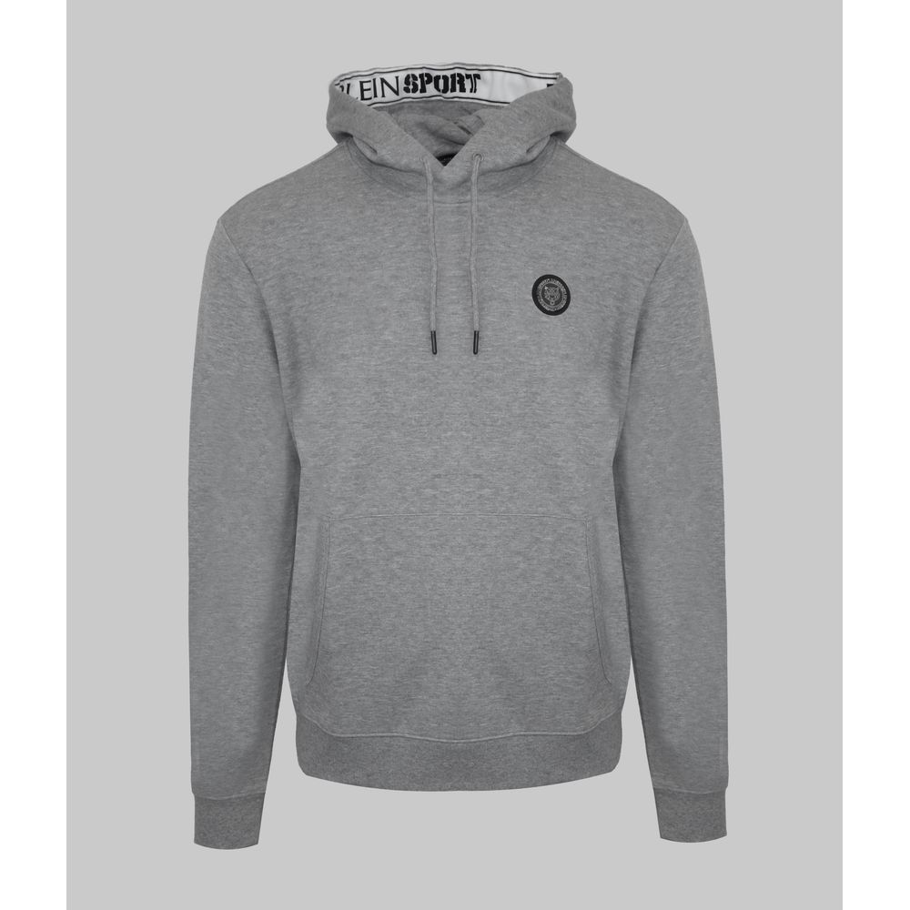 Plein Sport Gray Polyester Sweatshirt