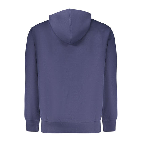 Fila Blå Bomulds Herre Sweatshirt med Hætte