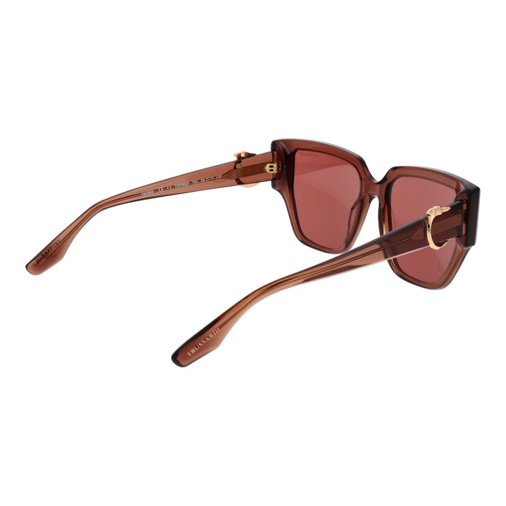 Trussardi brune acetat solbriller