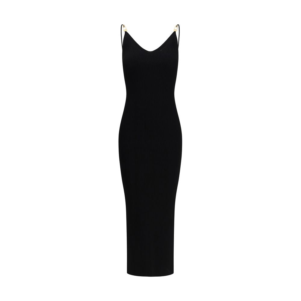 Versace Black Viscose Cocktail Dress