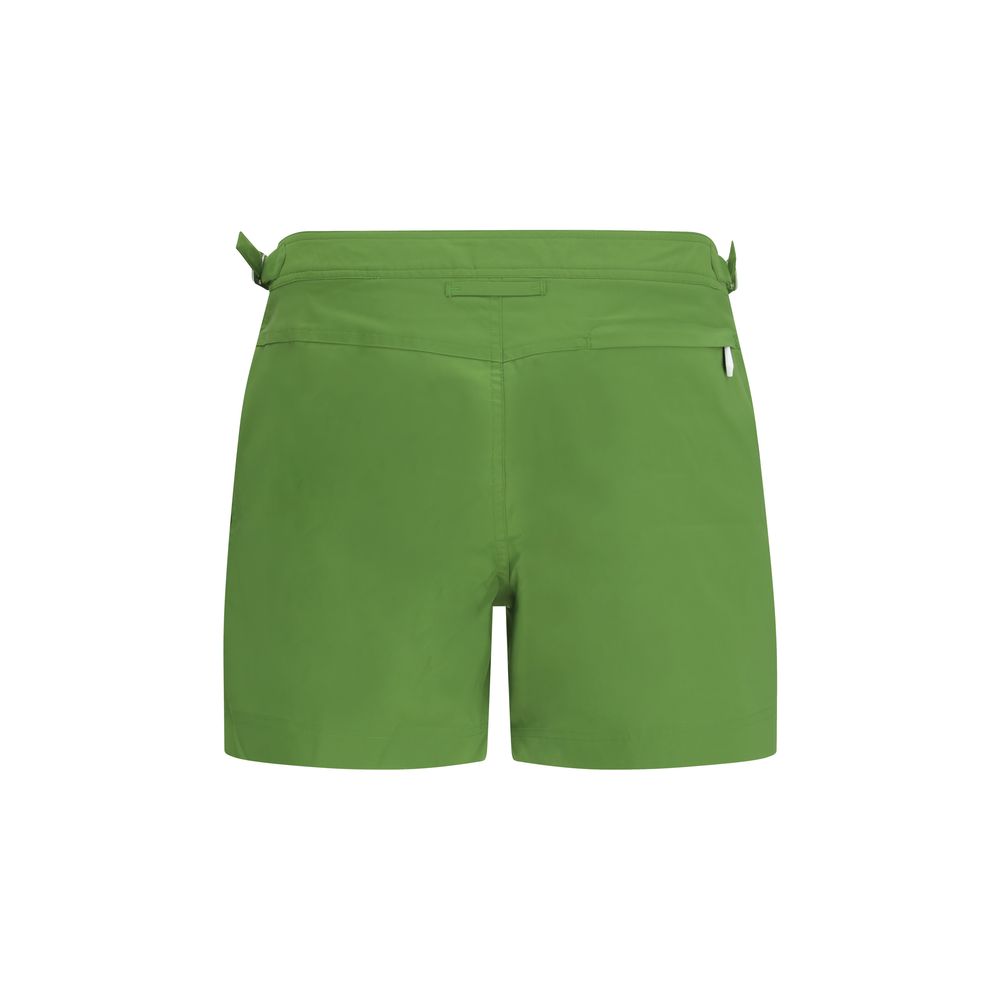 Tom Ford Gröna Polyester Badshorts