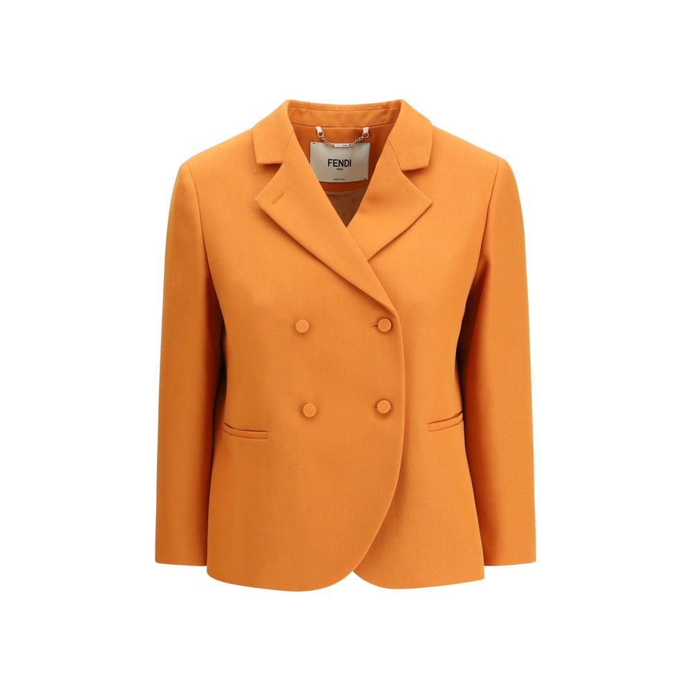 Fendi Orange Fleece Uldtøj