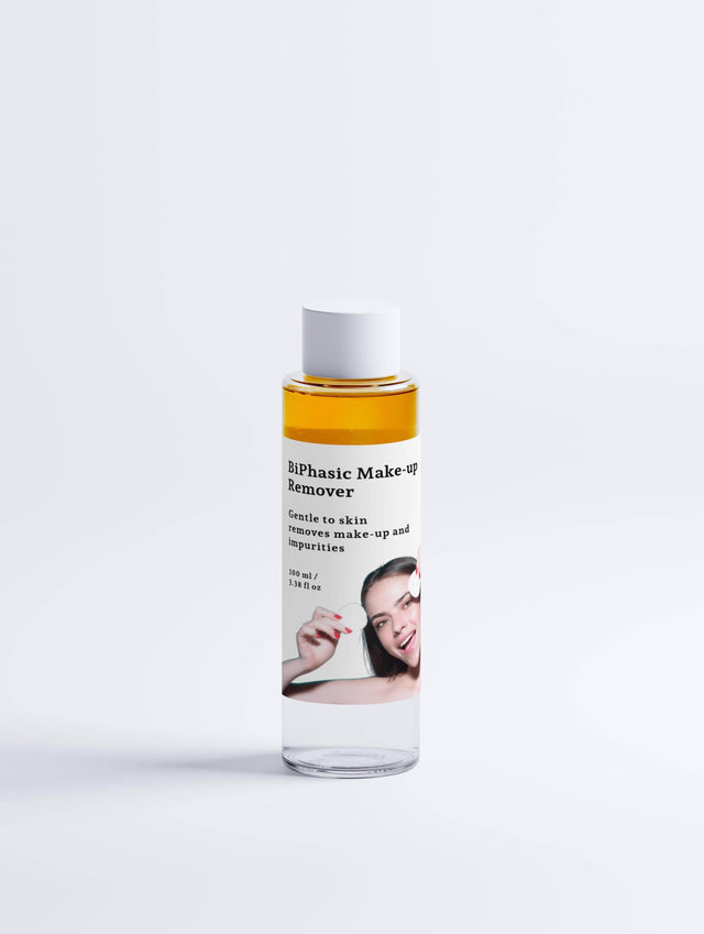 BiPhasic Make-up Remover with Organic Aloe & Hyaluronic Acid – Gentle & Effective – COSMOS NATURAL Certified, Made from Natural Ingredients in Europe by Verelé, 100 ml / 3.38 fl oz - Hilstor