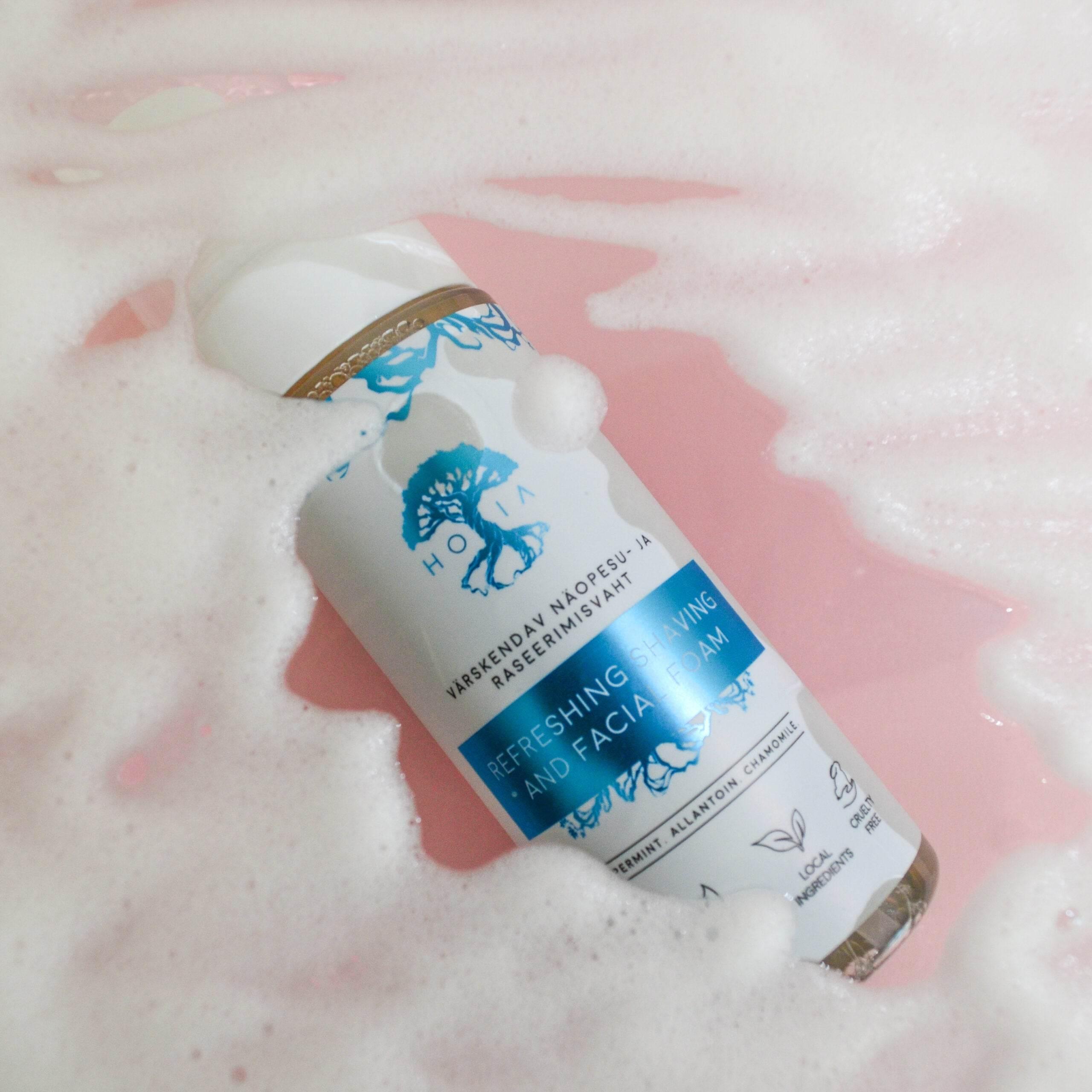 Refreshing Shaving and Facial Foam – Organic Peppermint Water | Made in EU | 150ml - Hilstor